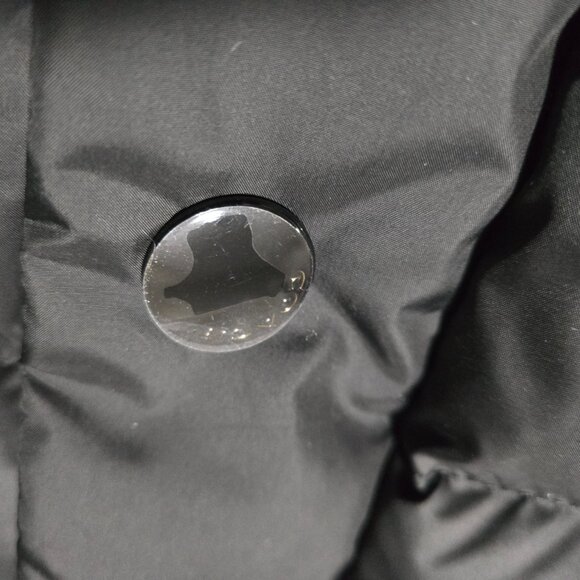 COACH Down Puffer Hooded Coat ~ Women’s ~ Medium ~ Black - Picture 15 of 16